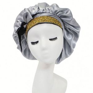 Gorro de Dormir Moderno con Pedrería, Alta Elasticidad, Suave y Cómodo, para Mujeres y Hombres, Turbante para Cabello Rizado o Quimioterapia - Product Image 1