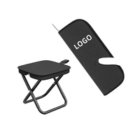 Klappbarer Outdoor-Hocker aus Kohlenstoffstahl mit Oxford-Stoff, Camping- und Angelmöbel, Große Tragetasche, Individuelles Logo
