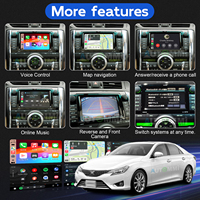Kit de Interfaz de Módulo Decodificador Inalámbrico Apple CarPlay y Android Auto para Toyota Reiz Mark X E8023 2005-2012