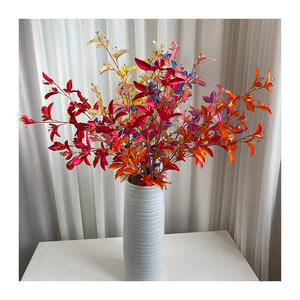 Flores artificiales de coelogyne fimbriata, ramas largas, venta al por mayor, baratas - Product Image 4