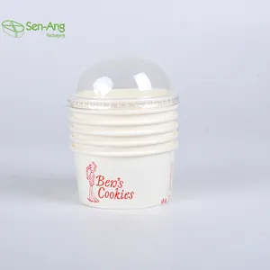 SenAng05 Multi Size In Stock Dispos Factory Custom Take Away Paper coffee Ice Cream Cone