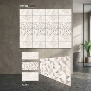 Carreaux muraux en céramique gris brillant Vistaar 300x600mm (12x24, 30x60cm) émaillés numériquement, antidérapants et résistants aux acides pour cuisine et restaurant - Product Image 5