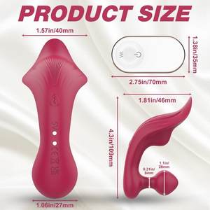 Ropa interior de mariposa, vibrador, Juguetes sexuales, estimulación del clítoris vaginal, bragas vibradoras del clítoris para mujer - Product Image 6