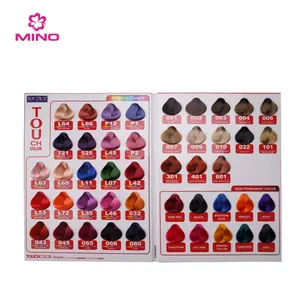 SOFTSUB Hair Swatch Color Choosing Design Professional Hair Color Mixing Chart