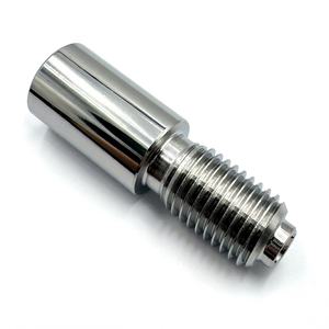 Boulon d'épaule en acier inoxydable usiné CNC sur mesure, taraudé de précision, à pas progressif - Product Image 1