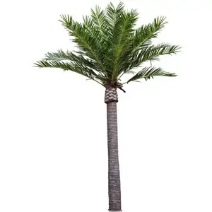 Большие пластиковые поддельные ветви деревьев искусственные листья пальмы