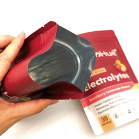 Sachet Doypack Personnalisé avec Logo, Surface Mate, Fermeture Éclair, en Plastique, pour Snacks, Poudres, Grains Aromatisés, Emballage Souple
