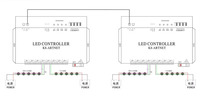 Controlador LED JIUAN K8 Artnet de 8 Puertos Direccionables y Programables de 8192 Píxeles para DMX512 AC110-220V 2W Control de Iluminación Manual