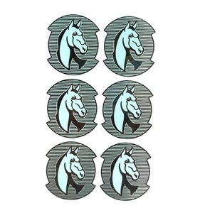 Factory Supply Custom Brass Electroplating Silver Color Metal Badge & Emblem with Split Logo-Antique Modern Business Gift