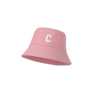 Chapeau seau d'été pour femmes, version coréenne, protection UV, broderie personnalisée, lettre C, chapeau de pêcheur - Product Image 4