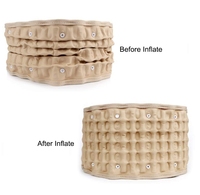 Ceinture de douleur au dos Ceinture de soutien lombaire gonflable pour le soulagement de la douleur au bas du dos Ceinture de décompression Dispositif de traction vertébrale