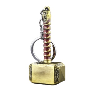 Llavero Creativo de Aleación de Zinc con Forma de Martillo de Terremoto, Accesorios para Llaves de Coche, Mochilas, Regalo - Product Image 3