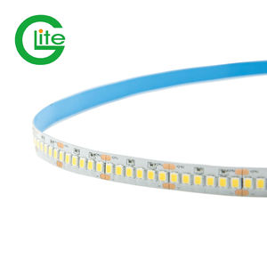 Glite-إضاءة عالية الكفاءة 2835 240 <span class=keywords><strong>LED</strong></span>/M DC24V, أبيض دافئ مع VHB شريط على الجانبين <span class=keywords><strong>led</strong></span> ضوء الشريط للمكتب - Product Image 2