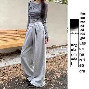 <span class=keywords><strong>Pantalon</strong></span> décontracté pour <span class=keywords><strong>femme</strong></span>, coupe bootcut, taille haute, style vintage européen, en <span class=keywords><strong>velours</strong></span> de coton et polyester, pour la vente en gros transfrontalière - Product Image 6