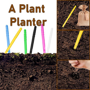Planteur de graines manuel en plastique multicolore, mini outil de semis de jardin pour la plantation de petites graines - Product Image 2