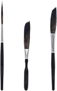 YIHUALE Pinstriping Brush Master Set Sword brush #0, 00, 000 Scroll #1 #2 Long Liner #00 il Set completo