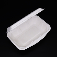 Déjeuner jetable à emporter pour enfants Planche de restauration polyvalente Emballage de boîte à gâteau avec couvercle transparent Boîte à bento pour petit déjeuner dessert