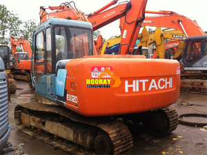 รถขุดไฮดรอลิกตีนตะขาบ HITACHI EX120 EX120-3 มือสอง ขนาด 12 ตัน ปี 2018 บุ้งกี๋ 0.7 ลบ.ม. กำลัง 93 กิโลวัตต์ ใช้งาน 0-2000 ชั่วโมง นำเข้าจากญี่ปุ่น - Product Image 1