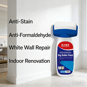 Environmentally Friendly Acrylic <b>Paint</b> Formaldehyde-free <b>Coating</b> Mildew-resistant Home Use Roller Self-applying White Wall - Product Image 3