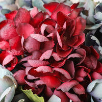 Buket Bunga Sutra Hydrangea Kecil Lolita Monet untuk Dekorasi Pernikahan Luar Ruangan, Bunga Tiruan Kelas Atas