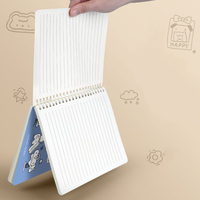 Cahier à spirale de papeterie scolaire personnalisé mignon Kawaii Journal doublé pour les étudiants
