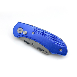 फोल्डिंग उपयोगिता चाकू त्वरित-परिवर्तन जेब चाकू ब्लेड सुरक्षा लॉक एल्यूमीनियम मिश्र धातु हैंडल के साथ बेल्ट क्लिप rx003 ट्रिमिंग चाकू - Product Image 4