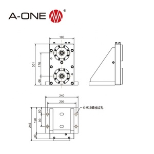 A-một khối cơ sở không điểm bằng thép không gỉ MC hai mặt để đo chính xác và cố định 3a-110082 - Product Image 4