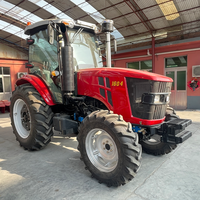 Tracteurs agricoles 4x4 de qualité supérieure fabriqués en Chine, 100 CV, 120 CV, 140 CV, 160 CV, 180 CV, avec chargeur frontal