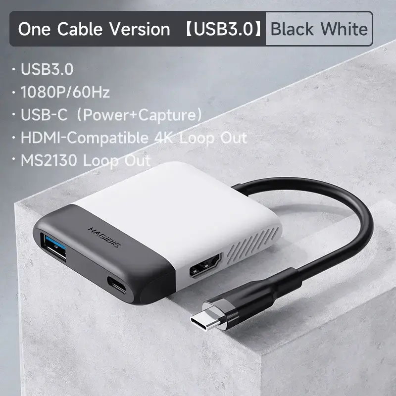 Un CableNegro Blanco