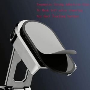2026 Practical Strong Zinc Alloy Magnetic Double Damping Adjustable Folding Dashboard <b>Desk</b> Air Vent Car Mount - Product Image 6