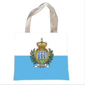 Sac à main personnalisé <span class=keywords><strong>en</strong></span> toile de haute qualité avec drapeau du Danemark, 16 x 14 pouces, double face - Product Image 5