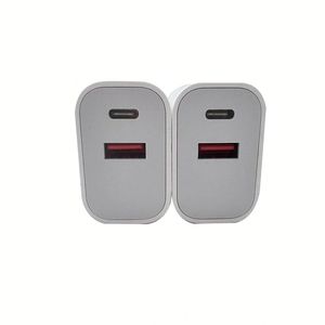 Wholesale 20W PD Phone Charger Fast Charging USB Type C Wall Charger A+C Port Travel <b>Adapter</b> - Product Image 6