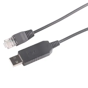 USB Programming Cable for Tait TM8000 TM8100 TM8200 TM9100 TM9300 TAIT 8-pin FTDI RS232 to RJ45 8P8C
