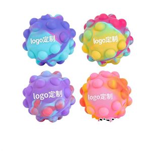 Pelota Antiestrés con Textura de Burbujas para Aliviar la Ansiedad, 7x7cm, Juguete Sensorial - Product Image 1