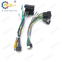 Adaptateur 16 broches 42 broches pour autoradio Android avec décodeur CAN Bus, câble USB et câble vidéo RCA pour caméra de recul pour Peugeot 307