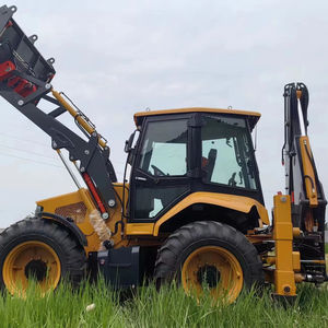 Diesel <span class=keywords><strong>CE</strong></span> Epa mesin besar <span class=keywords><strong>Mini</strong></span> retroexpladora traktor pertanian Backhoe Excavator <span class=keywords><strong>Loader</strong></span> 4x4 Backhoe pengiriman gratis - Product Image 4