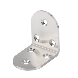 Soporte Angular de Acero Inoxidable Haidibosi en Forma de L de 90 Grados, Conector de Herrajes para Muebles con Acabado Pulido y Cepillado - Product Image 5
