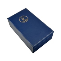 Kyto — grande boîte-cadeau magnétique avec serrure, couleur bleue, au bureau, vente en gros