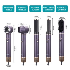 Sèche-cheveux haute vitesse Winningstar 1300W avec moteur sans balais 220V, concentrateur et diffuseur, pour usage domestique et export. - Product Image 3