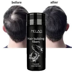 Custom Your Own Color Waterproof Hair Fiber Black Powder Building Fibre Hair Loss Cover Up Fibras Instantaneamente Grossas do Edifício do Cabelo