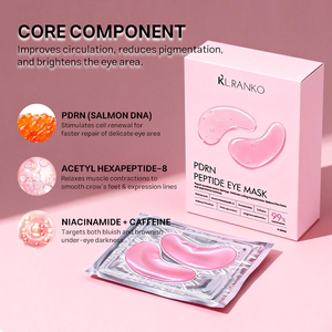 Mascarilla para <span class=keywords><strong>Ojos</strong></span> PDRN OEM con ADN de Salmón, Hexapéptido 8, Cafeína, para Ojeras, Bolsas y Antienvejecimiento, en Stock, Envío Rápido, Venta al Por Mayor - Product Image 5