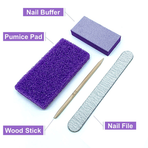 200Sets/Case 4PCS Disposable Beauty Set 4 in 1 Nail <strong>Manicure</strong> Set Pedicure <strong>Kit</strong> - Product Image 5