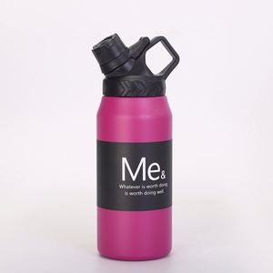Thermos sport en acier inoxydable 304, 750 ml, 950 ml, grande capacité, gourde isotherme pour l'extérieur - Product Image 1