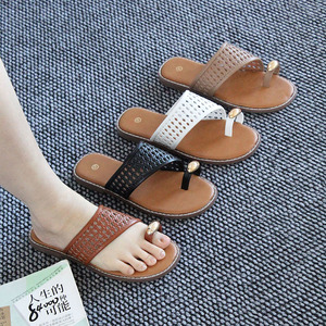 Sandales plates à bout ouvert pour femmes, respirantes, en maille, de haute qualité, tendance, pour l'extérieur, vente en gros, pour les loisirs d'été - Product Image 1