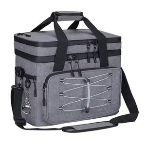 Nevera portátil de playa de 24/30/60/75 latas, nevera grande a prueba de fugas para camping, nevera portátil para compras y camping - Product Image 1
