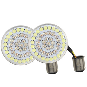 หลอดไฟ LED ทรงกลมสำหรับไฟเลี้ยว ไฟท้าย แบบสองสี แดง เหลือง ขาว สำหรับดัดแปลงรถจักรยานยนต์ - Product Image 1