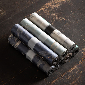Zen-inspired Tea <b>Table</b> <b>Runner</b> Waterproof Traditional Chinese Style Dry Brewing Mat for Kung Fu Tea Set Accessories - Product Image 2