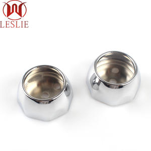 อุปกรณ์ตู้เสื้อผ้าขนาด 25 มม. ที่ยึดท่อโลหะผสมสังกะสี ที่ยึดท่อเสื้อผ้า ที่รองรับท่อกลม ตัวยึดปลายท่อ - Product Image 4