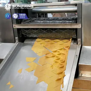 बेक्ड टॉर्टिला चिप्स के लिए सनप्रिंग डोरिटोस चिप्स स्नैक्स मशीन कॉर्न स्टार्च चिप्स उत्पादन मशीन
