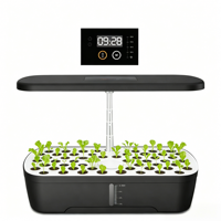 Sistem Penanaman Hidroponik dengan Pompa Timer, Sistem Tanam Sayuran dan Herbal Dalam Ruangan, Penanam Pintar